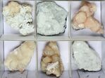 Mixed Indian Mineral & Crystal Flat - Pieces #95607-2